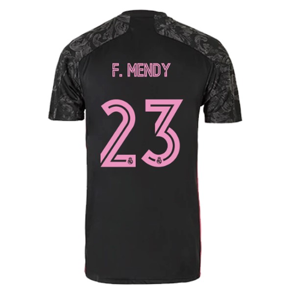 Camiseta Real Madrid 3ª NO.23 F. Mendy 2020-2021 Negro